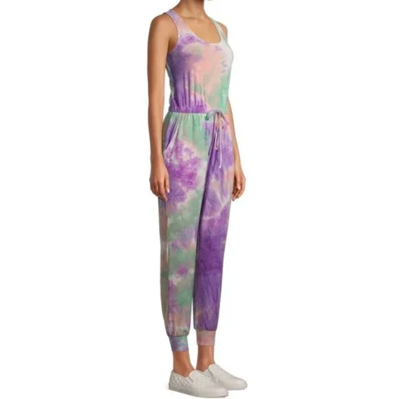 Derek Heart Tie Dye Jumpsuit